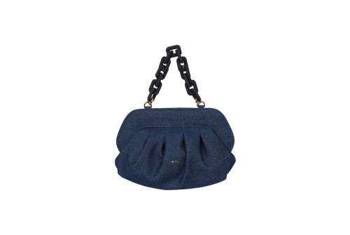 An image of Abro '0311009' chain handbag - jeans - SOLD