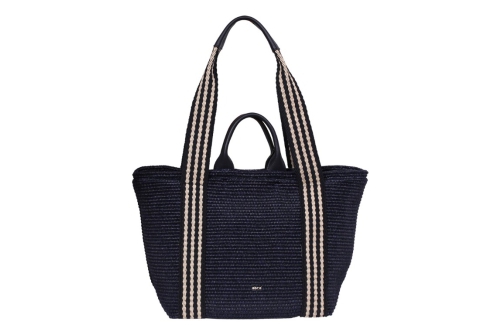 An image of Abro '031188' shopper style bag - navy