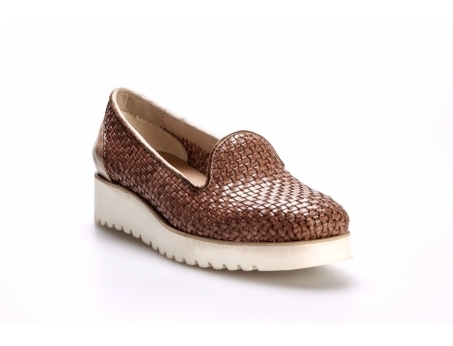 An image of Calpierre 'DC16' Chunky loafer - tan SALE