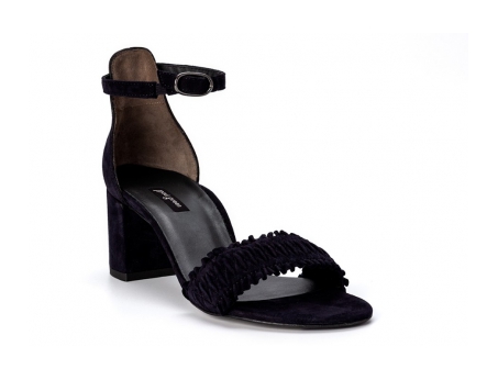 An image of Paul Green '7070' Block Heel Sandal - Navy SALE - Sold out