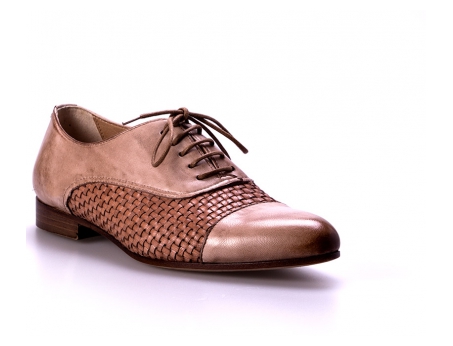 An image of Calpierre 'DL75' Lace UP - Taupe SALE