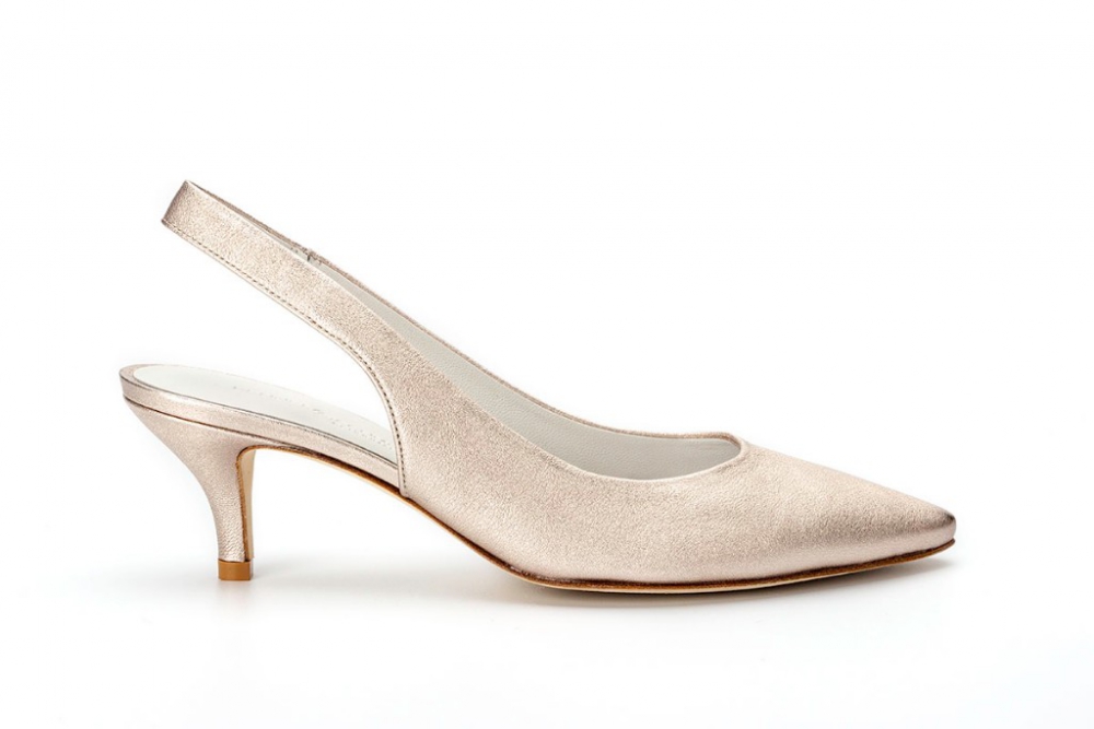 metallic designer shoes