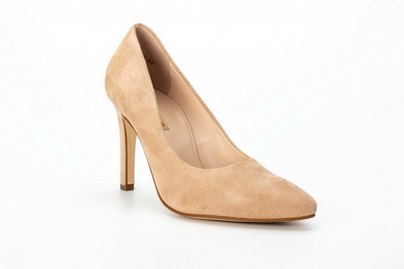 An image of Paul Green '3591' court shoe - nude SALE