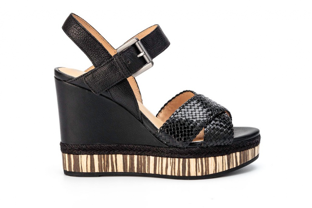 Muchos Conmemorativo gráfico Zapatos Designer Shoes Ltd | Geox 'Yulimar' Wedge sandal - Black SALE