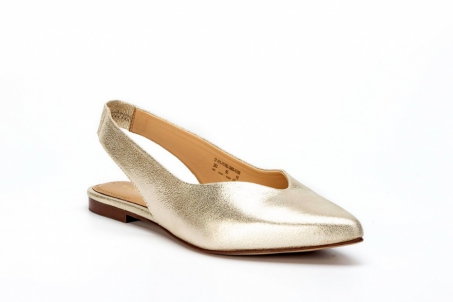 An image of Bugatti 'Tabea' pointed pump - gold SALE