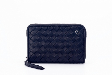 An image of Abro '028541' Leather Wallet - Black 