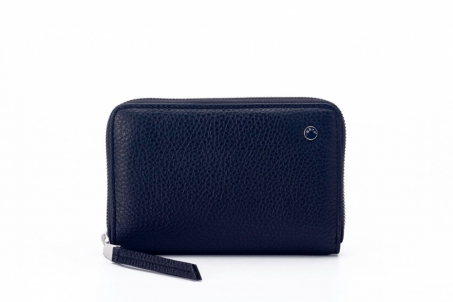 An image of Abro '028493' Leather Wallet - Black 
