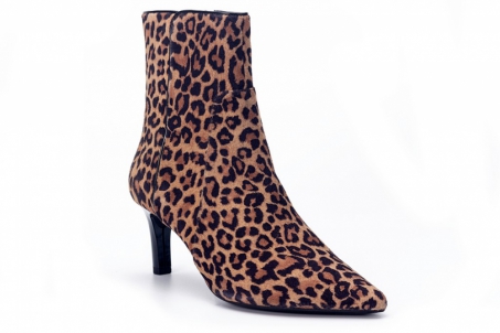 An image of Geox 'Bibbiana' dressy ankle boot - leopard print SALE