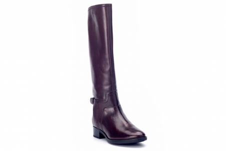An image of Geox 'Felicity' long boot - dark brown - SALE