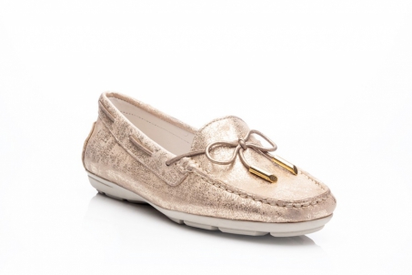 An image of Capollini 'Winn' loafer - gold SALE