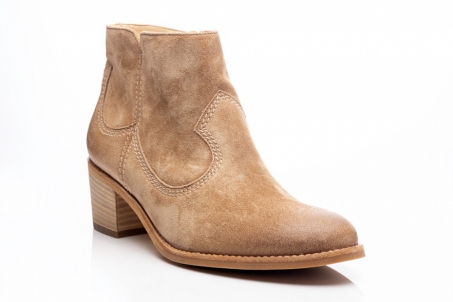 An image of Paul Green '9718' ankle boot - beige - SALE