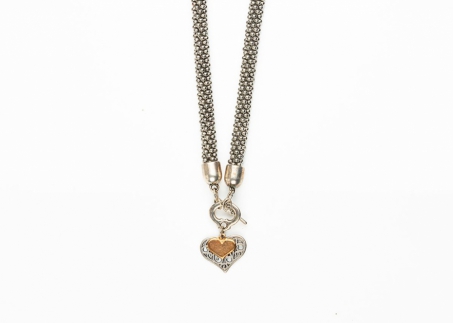 An image of Orli '30N 1922SR' heart necklace -SOLD