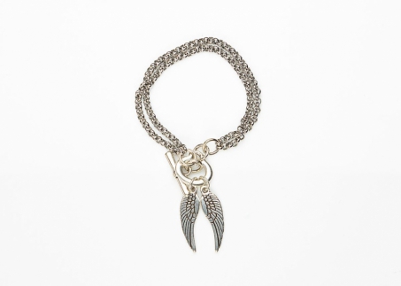 An image of Orli '30B 2103' angel wings bracelet SOLD