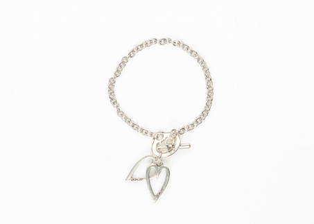 An image of Orli '30B 2007' two hearts bracelet - SOLD