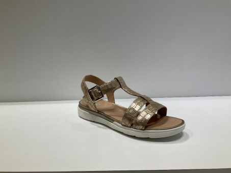 An image of Geox 'Hiver' sandal - gold SALE