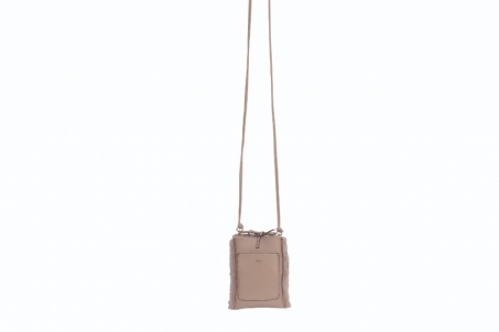 An image of Abro '29507-86-43' phone bag - taupe SOLD
