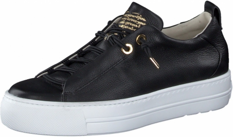 An image of Paul Green '5017' trainer - black - SALE - Sold Out