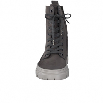 An image of Paul Green '9970' Lace up Boot - Grey SALE