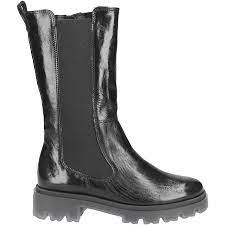 An image of Paul Green '9003' Calf Length Boot - Black SALE