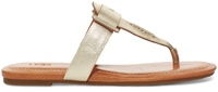 An image of UGG 'Gaila' flat sandal - gold SALE