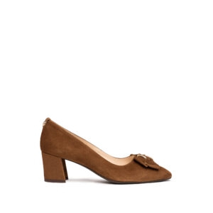 An image of Nero Giardini 'Capra' block heel - camel SALE