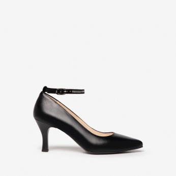 An image of Nero Giardini 'Pandora' heel - black SALE