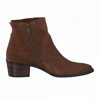 An image of Paul Green '9025' Ankle Boot - Brown-SALE