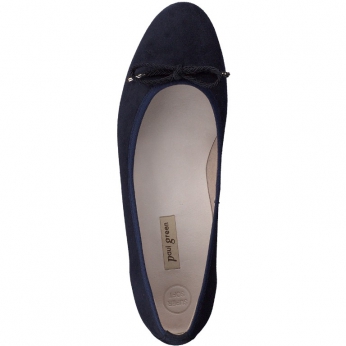 An image of Paul Green '2925' ballerina - navy - SALE - Sold out