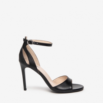 An image of Nero Giardini 'Egizia' strappy stiletto - black