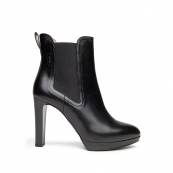 An image of Nero Giardini '117250DE' High Heel Ankle Boot -Black SALE