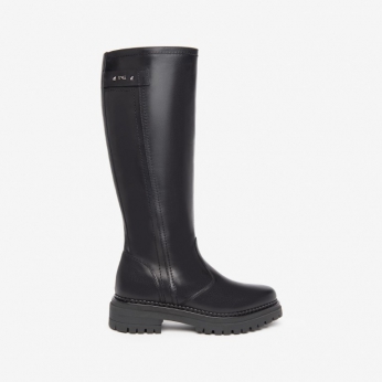 An image of Nero Giardini '308956D' tall boot - black -SALE