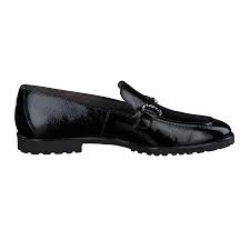 An image of Paul Green '1027' patent loafer - black - SALE