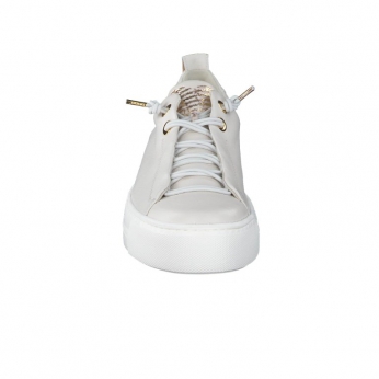An image of Paul Green '5017' leather sneaker-ivory 