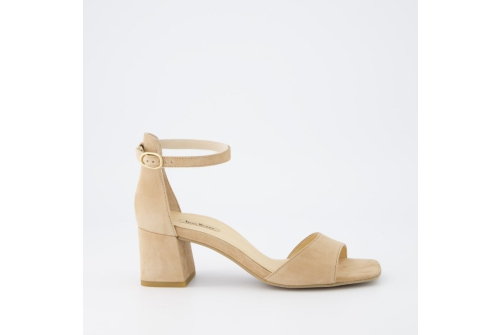 An image of Paul Green '6140' heel sandal - nude/beige
