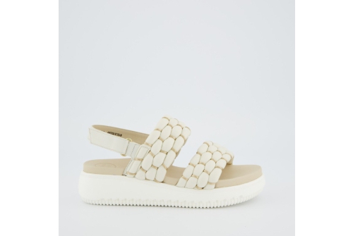 An image of Paul Green '6165' woven sandal - cream