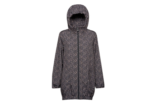 An image of Geox 'AURELY' jacket - black leopard SOLD OUT