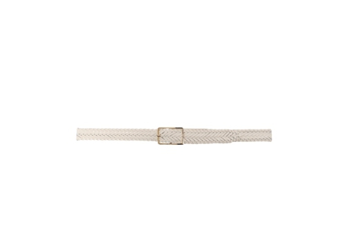 An image of Abro '007626' leather belt - gold shimmer
