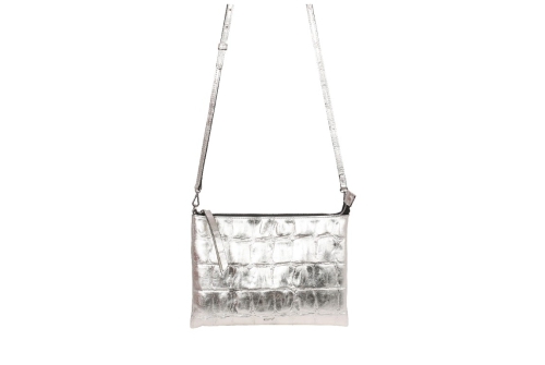 An image of Abro '031745' cross body bag - silver