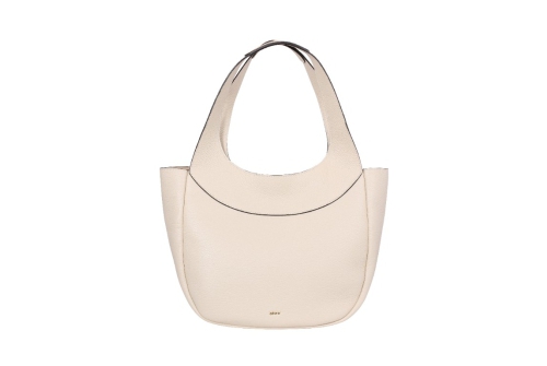 An image of Abro '031773' leather shoulder bag - ivory SOLD