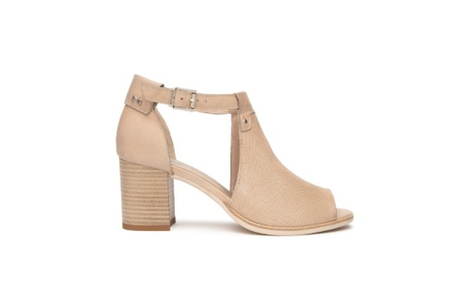 An image of Nero Giardini 'E512690D' heel - champagne