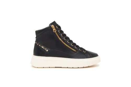 An image of Nero Giardini 'I411601D' leather high top - black - SALE