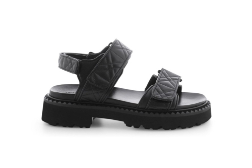An image of K & S '42500' chunky sandal - black