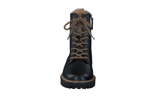 An image of Paul Green '8175' leather ankle boot - black 