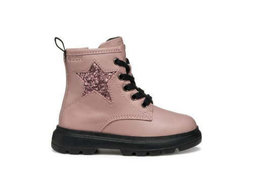 An image of Geox 'Kiddartah' boots - pink