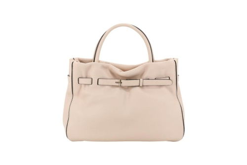 An image of Abro '032603' Leather Dalia shopper - Powder