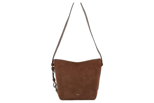 An image of Abro '032303' suede hobo cosmo   - tan