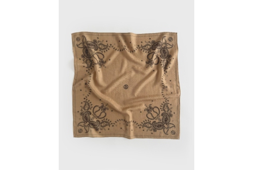 An image of Lescarf Paisley Cappuccino 65cm