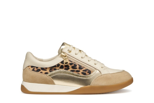 An image of Geox 'Maryemy' sneaker - leo/sand