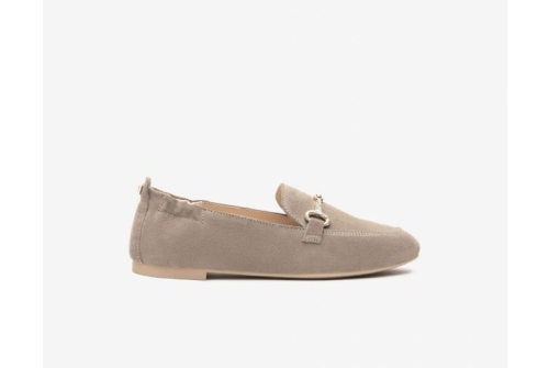 An image of Nero 'E512620D' suede loafer - taupe