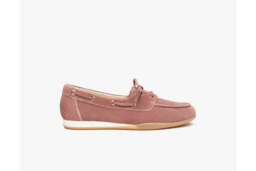 An image of Nero Giardini 'E615042D' suede loafer - rosa